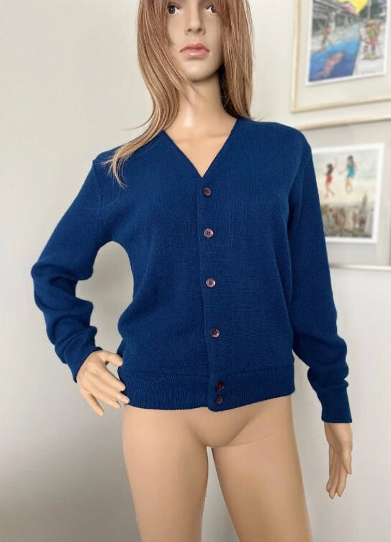 Vintage Cardigan Sweater 60s 70s XS/S