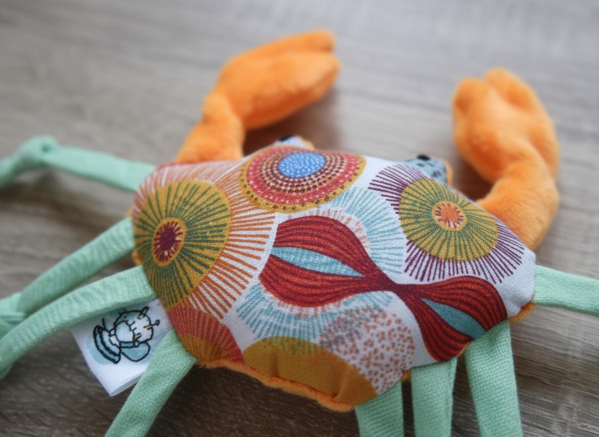 Toyvian Poupée De Crabe Jouet De Poupée pour Enfants Poupée Glauque Toyvian Poupée De Crabe Jouet De Poupée pour Enfants Poupée Glauque