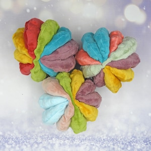 Montessori Multicolor Minky Ball - Gripping and Grabbing Soft Toy - Sensory Rainbow Section Ball for Babies and Toddlers - Customized Colors