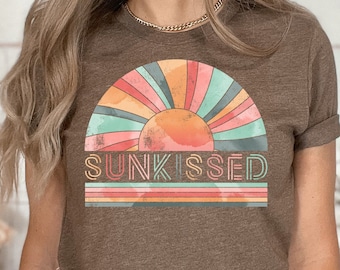 Sunkissed DTF, TSummer dtf, Summer, ready to press transfer, Screen Print transfer, Summer Vibes dtf, Beach dtf, Lake dtf, tan and tipsy