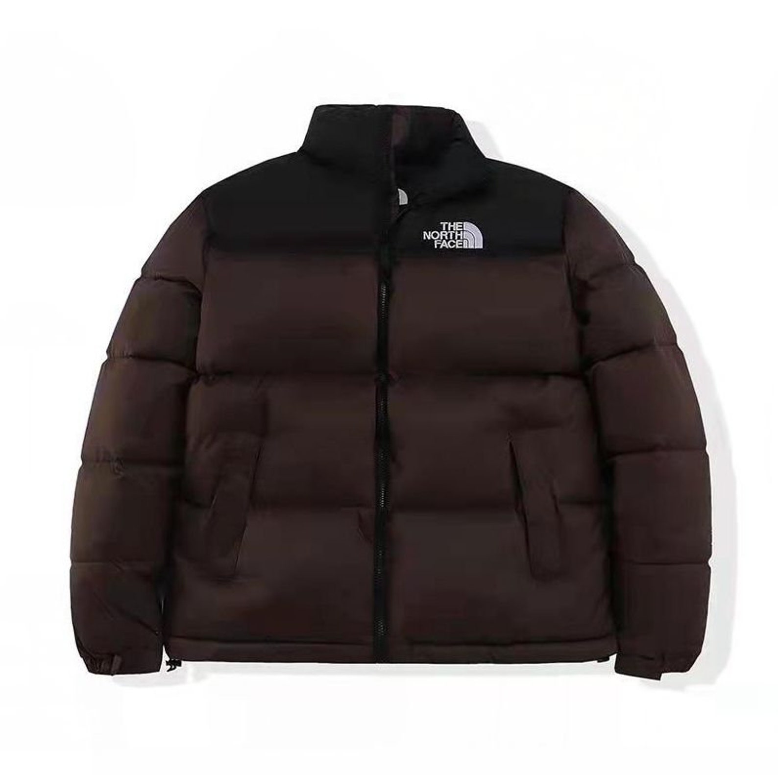 The North Face 1996 Retro Nuptse Jacket 700 Black / Brown | Etsy