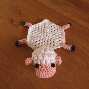 Set of (6) Crochet Sheep Coasters - FREE SHIPPING!
