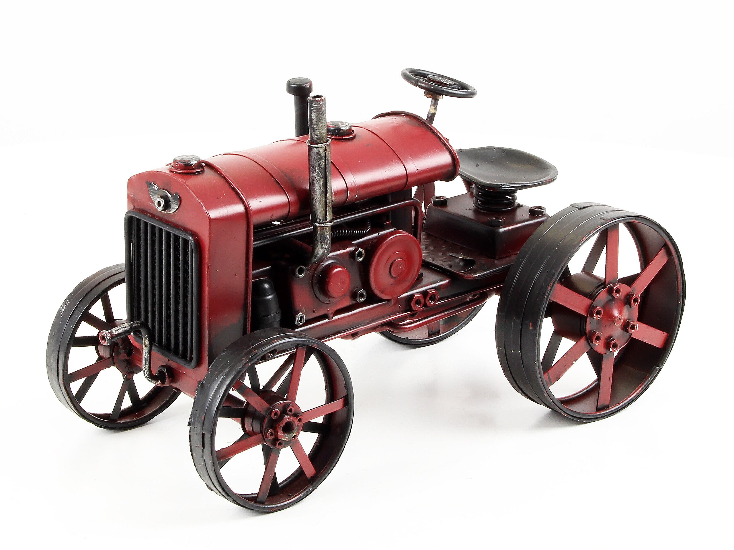 Vintage Tractor Metal Model Old Farm Tractor Vehicle Toy Etsy