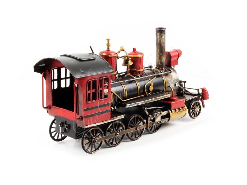 Large 16 Steam Metal Model Antique Old Train Model Etsy