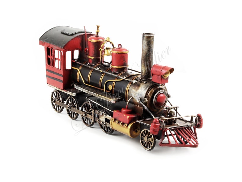 Large 16 Steam Metal Model Antique Old Train Model Etsy