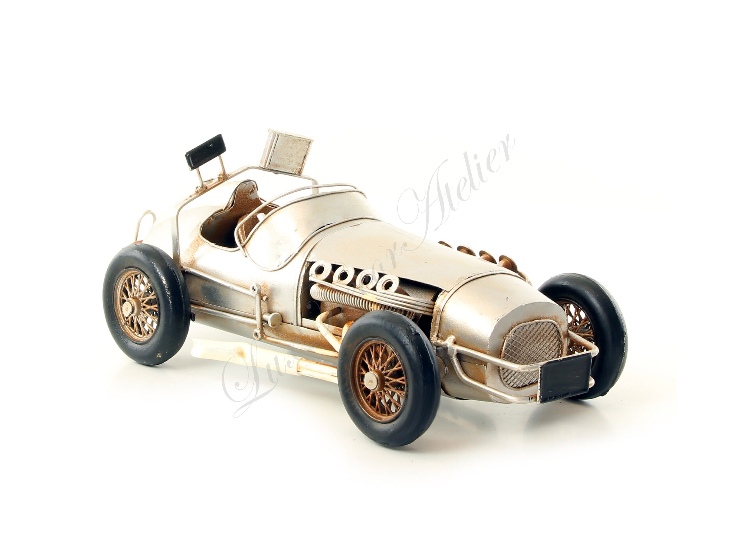 Formula 1 Metal Race Car Model Vintage Style Toy Silver - Etsy