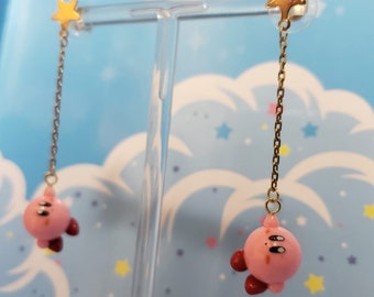 Kirby Star Earrings