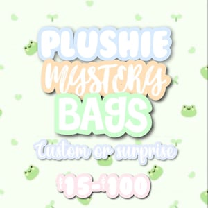 Crochet Plushie Mystery Bags || Mystery Box || Surprise