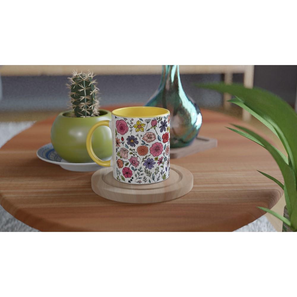 beautiful large coffee mugs Come here you big beautiful funny coffee mug 11 oz. green handle main image 0