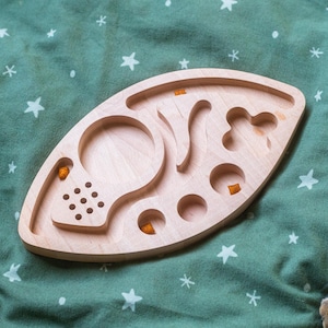Pointy Cat Puzzle Board | Activity Board, Wooden Cat Treat Board - Handmade in Germany