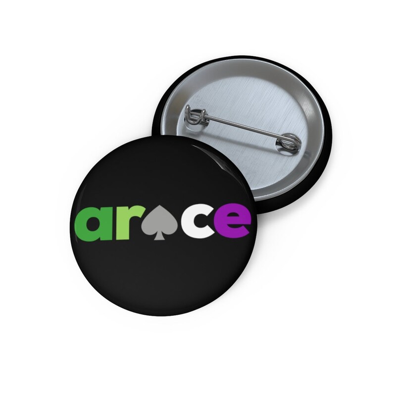 Aroflag Pin Aroace Pin Button, Discreet Aro Ace Flag, Aromantic Asexual Gift, LGBTQ ...