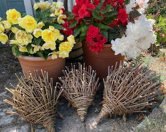 Handmade Willow Hedgehog