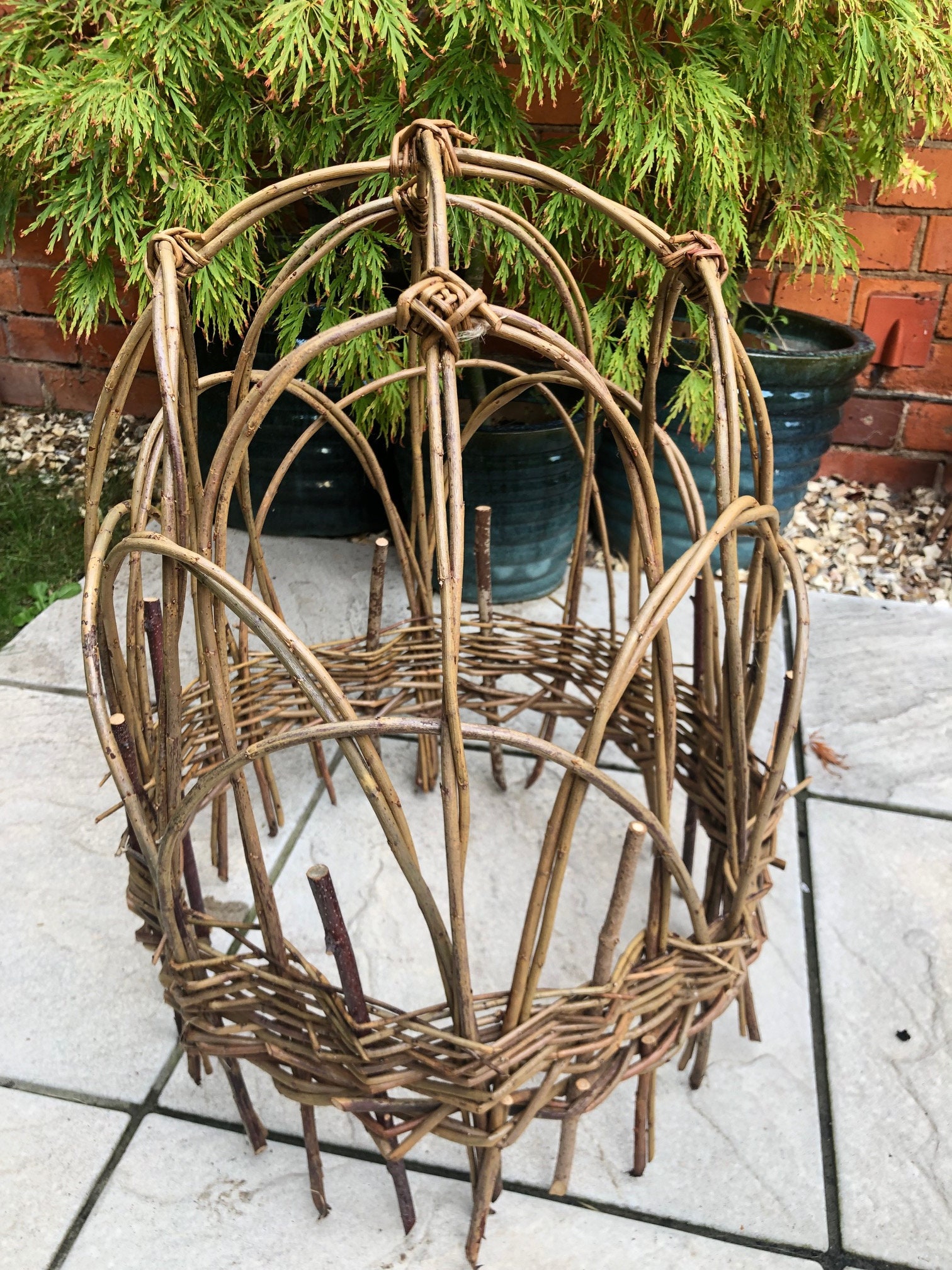 Handmade Willow Plant Support Etsy UK