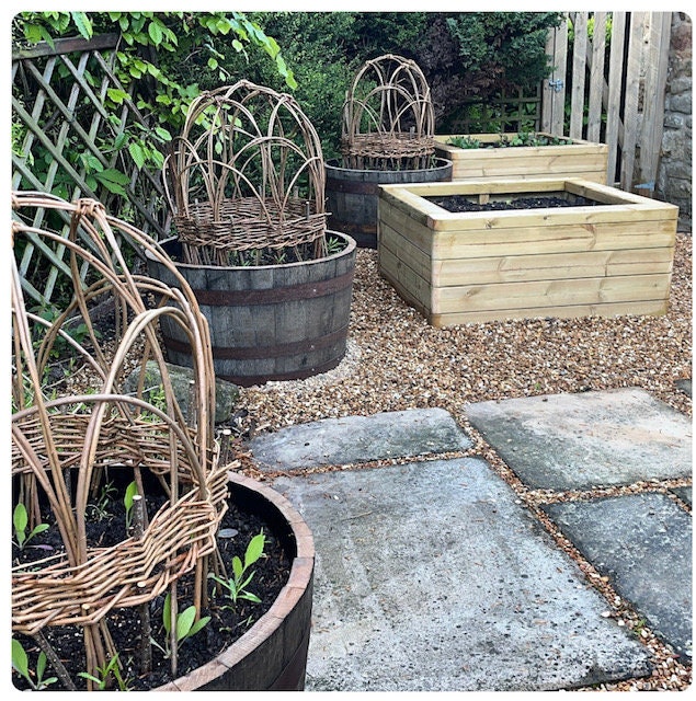 Handmade Willow Plant Support Etsy UK