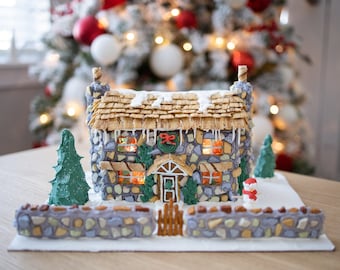 Englisches Landhaus [Lebkuchen Vorlage]