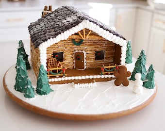 Gemütliche Hütte [Lebkuchen Vorlage]