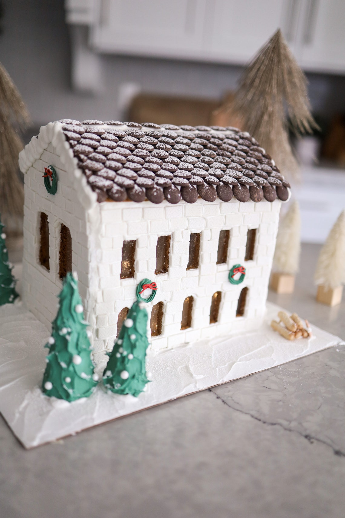 Modern Colonial [gingerbread Template] - Etsy