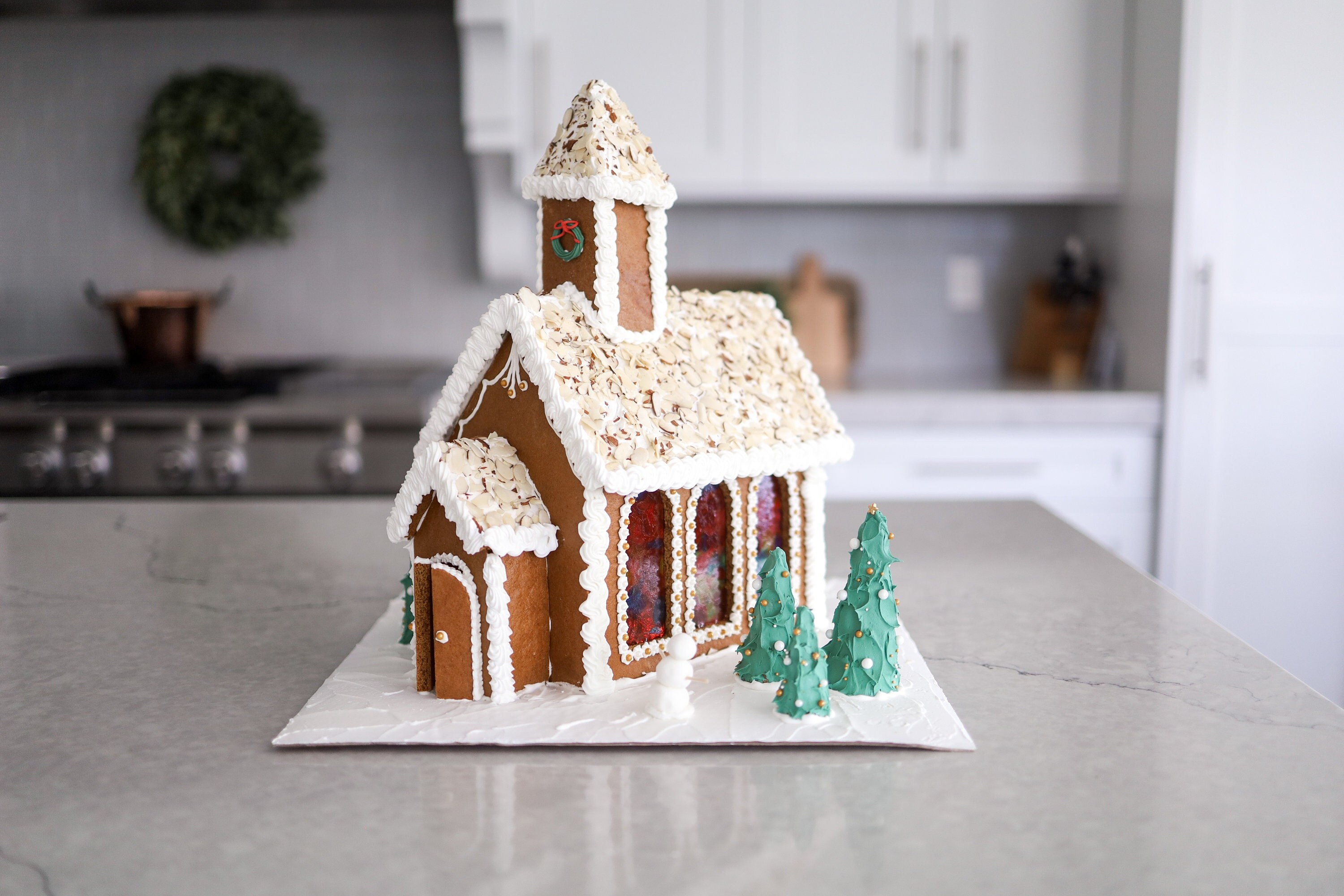 gingerbread cathedral template