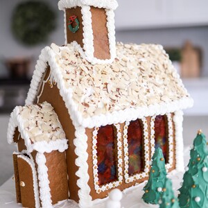 Church gingerbread Template Etsy Church gingerbread Template Etsy