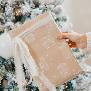 Gingerbread House Gift Wrap - 2 Rolls