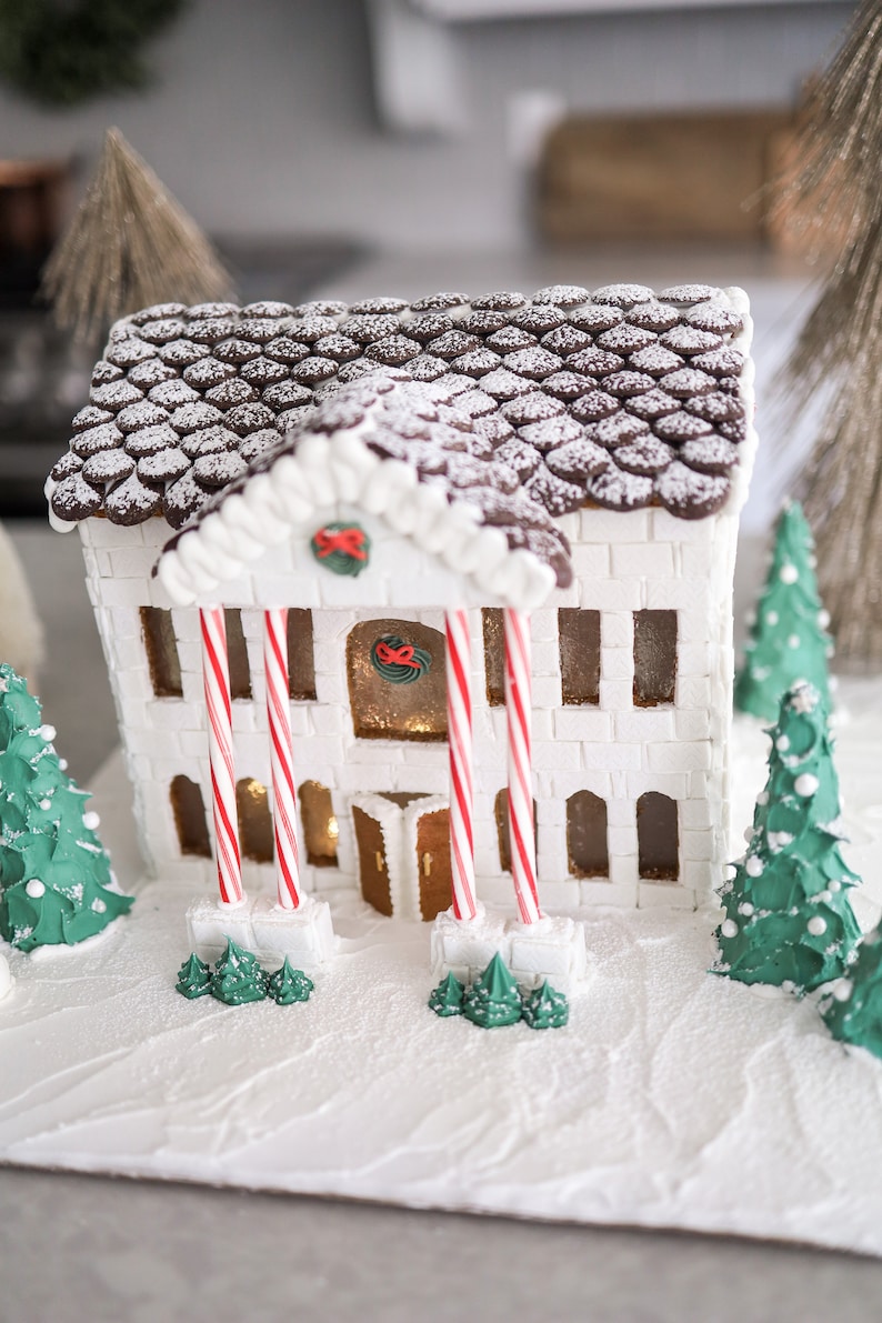 Modern Colonial [gingerbread Template] - Etsy
