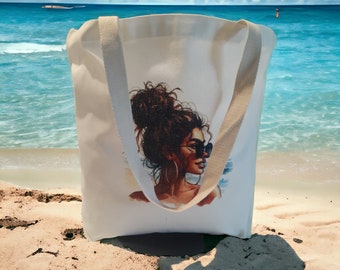 Tote Bags, Beach Tote Bags, Summertime, Beach Bags. Canvas tote bags.