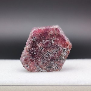 Raw corundum, rough corundum stone, loose ruby and sapphire, unheated natural corundum, box of precious stones for collection, ruby sapphire