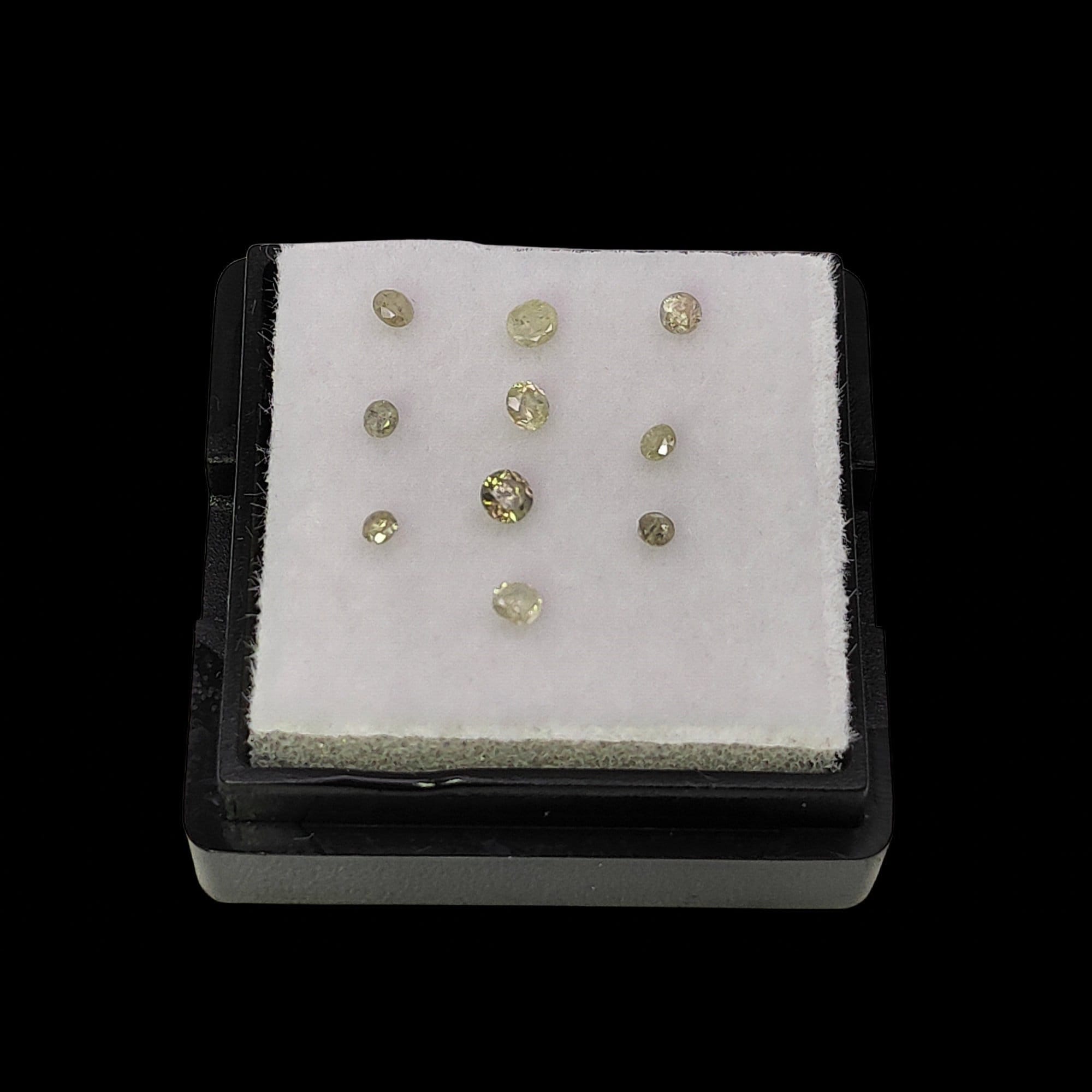 Certified Diamonds Natural Diamonds Box of 10 Faceted - Etsy