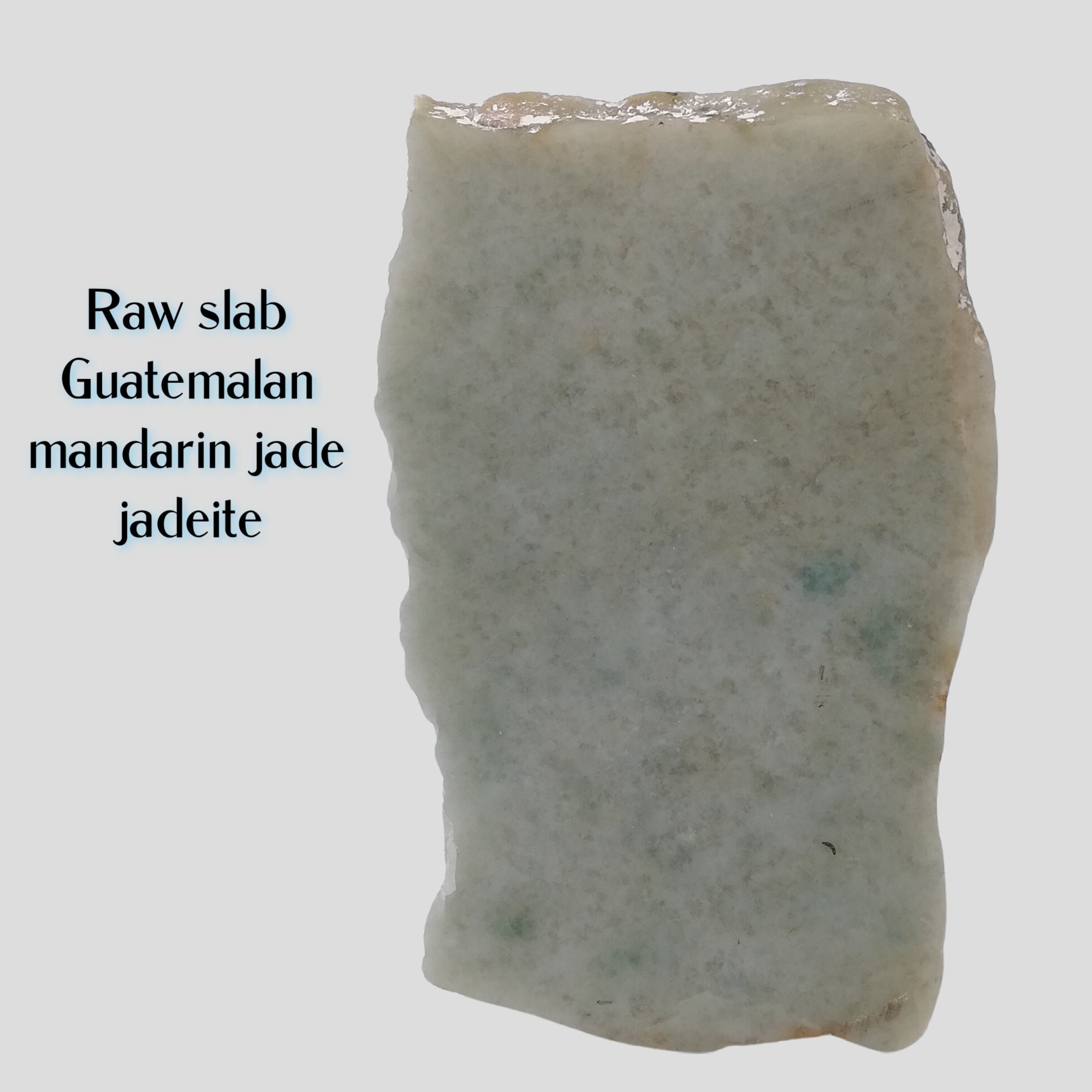 Guatemalan Jadeite Raw Slab Jade Rough Stone to Carved Etsy
