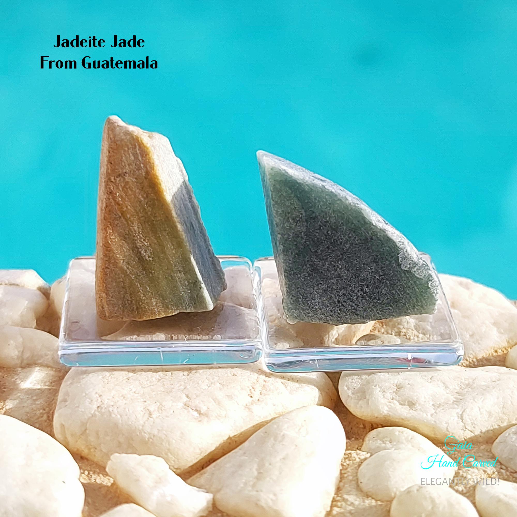 Raw Guatemalan Jadeite - Princess Blue Jade Stone - Green Jadite Rock ...