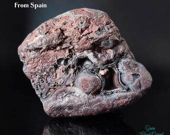 ヘマタイト宝石：ユニークな鉱物コレクション（小サイズ） - Etsy 日本