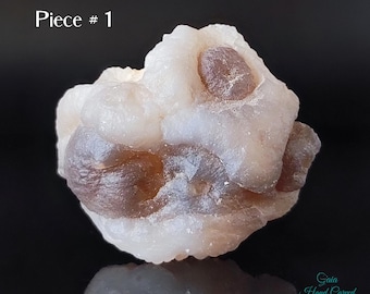 Panda Agate, natural chalcedony crystal, rough truffle chalcedony, nodular agate, botryoidal stone from Egypt