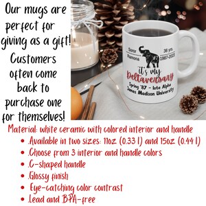 Personalized Deltaversary Coffee Mug, 11oz and 15oz Tea Mug, DST Gift, Line Sister Celebration image 7