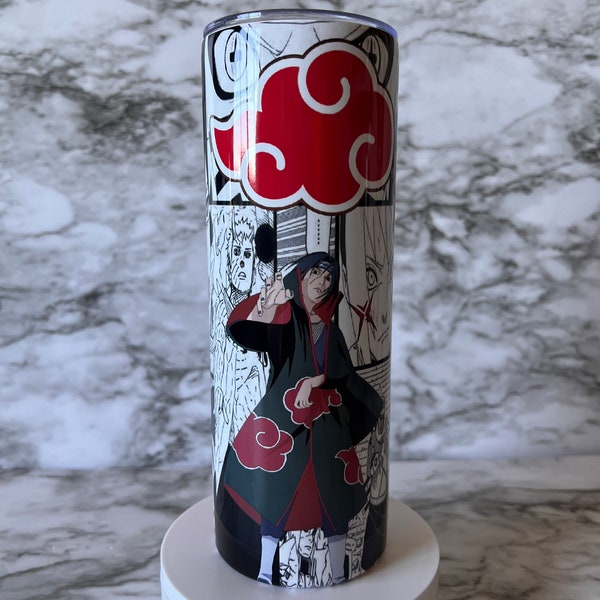 Naruto Tumbler - Anime Tumbler - Akatsuki Tumbler - 20oz skinny