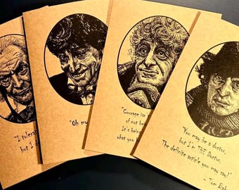 Doctor Who Art Card Set - Original Art Print Cards