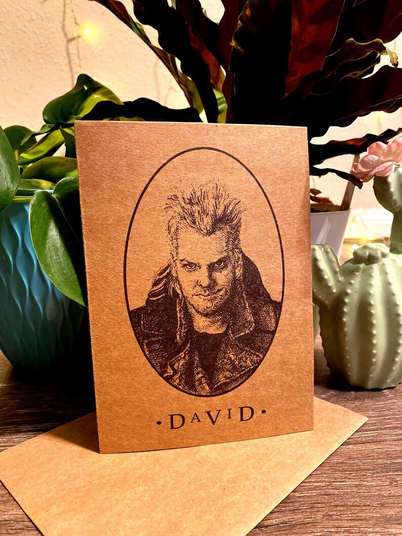 Lost Boys 'David' Art Print Card: Kiefer Sutherland, 80s Vampire Horror image 7