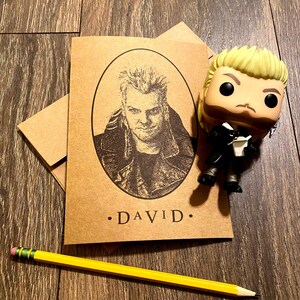 Lost Boys 'David' Art Print Card: Kiefer Sutherland, 80s Vampire Horror image 2