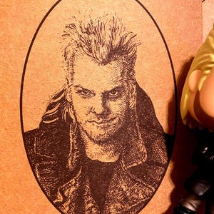 Lost Boys 'David' Art Print Card: Kiefer Sutherland, 80s Vampire Horror image 3