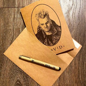 Lost Boys 'David' Art Print Card: Kiefer Sutherland, 80s Vampire Horror image 6