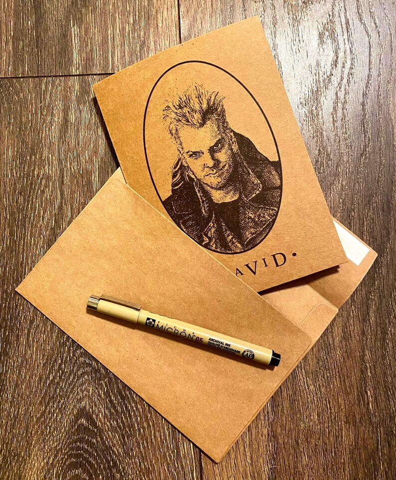 Lost Boys 'David' Art Print Card: Kiefer Sutherland, 80s Vampire Horror image 6