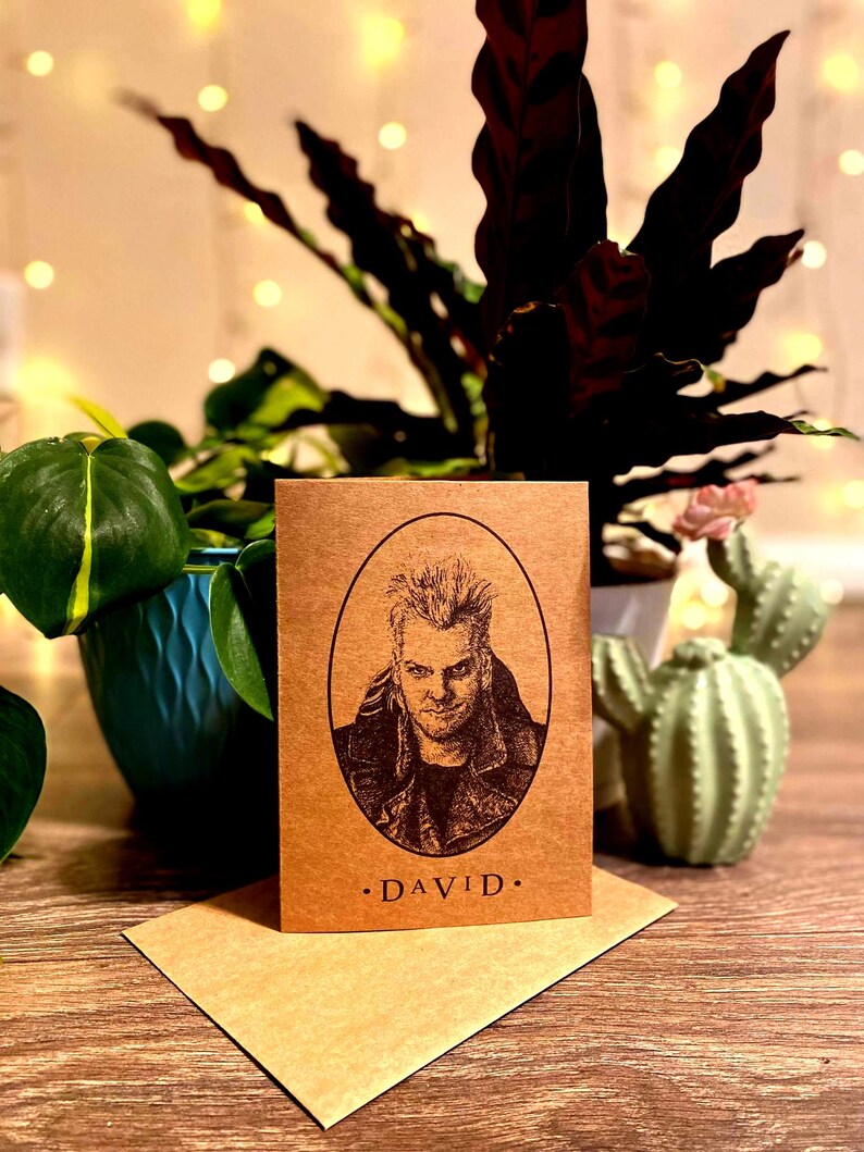 Lost Boys 'David' Art Print Card: Kiefer Sutherland, 80s Vampire Horror image 8