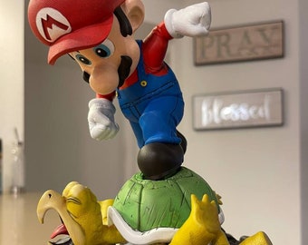 Super Mario 3D print stl file Super mario 3D figure file