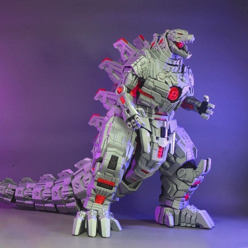 Mecha Godzilla 3D Figure Stl File 3D Print File Etsy Australia
