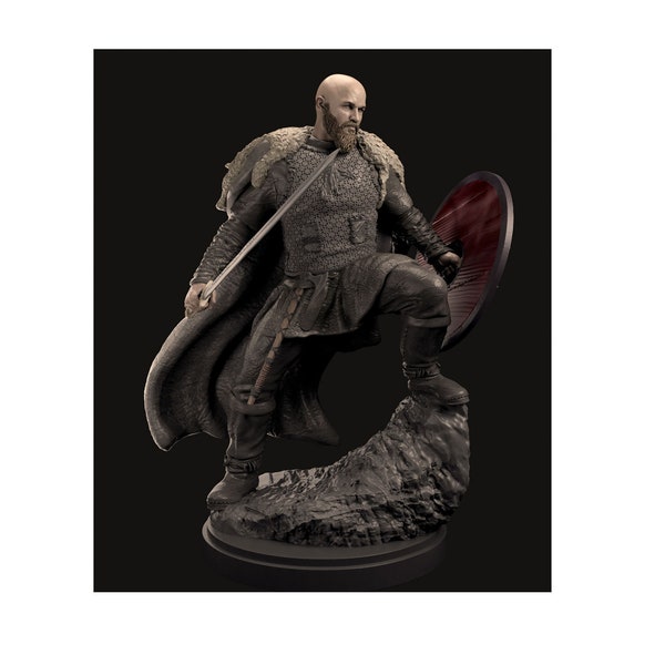 Ragnar Lothbrok Vikings 3D Print stl files Vikings Series stl files