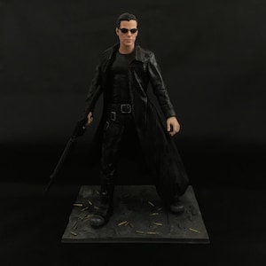 Matrix Neo Figure | Matrix Statue | Keanu Reeves Statue | Matrix Reloaded | Matrix Revolutions | Custom Action Figure | Collectible Statue