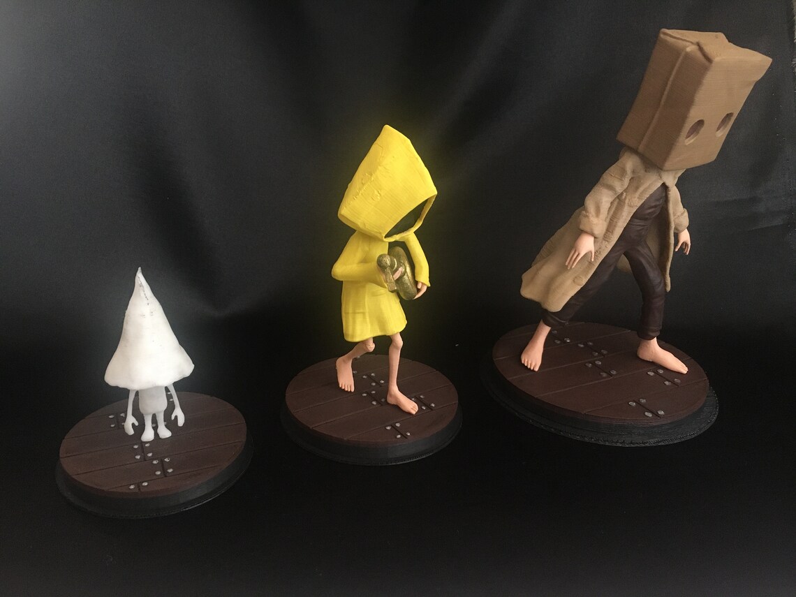 Little Nightmares Figures Mono Six Nomes Little Etsy UK