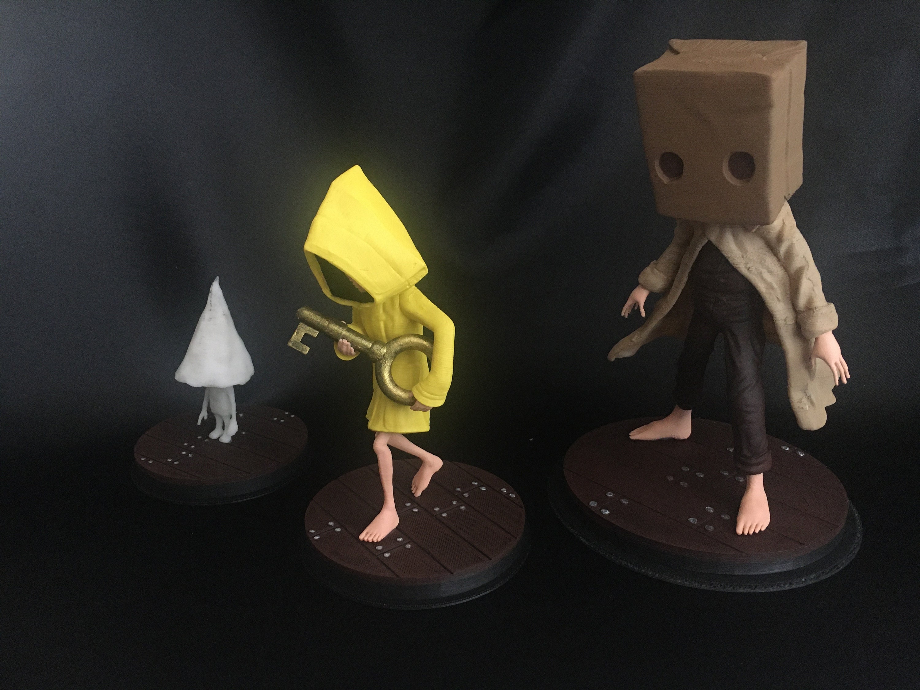 Little Nightmares Figures Mono Six Nomes Little Etsy UK