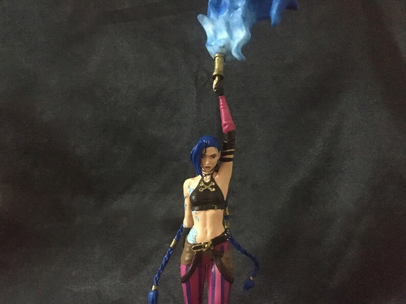 Arcane Jinx Figure League of Legend Jinx Figure Jinx Etsy