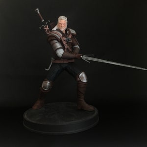 Witcher | Gerald Figure | Witcher Statue | Henry Cavill | Gerald Of Rivia Figure | Collectible Statue | Custom Action Figure | Gift