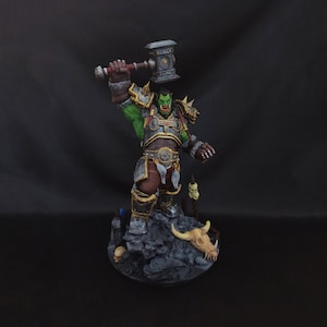 World Of Warcraft | Thrall Figure | Warcraft Figure | Warcraft Action Figure | warcraft Movie | Thrall Accessory | Gift | Birthday Gift